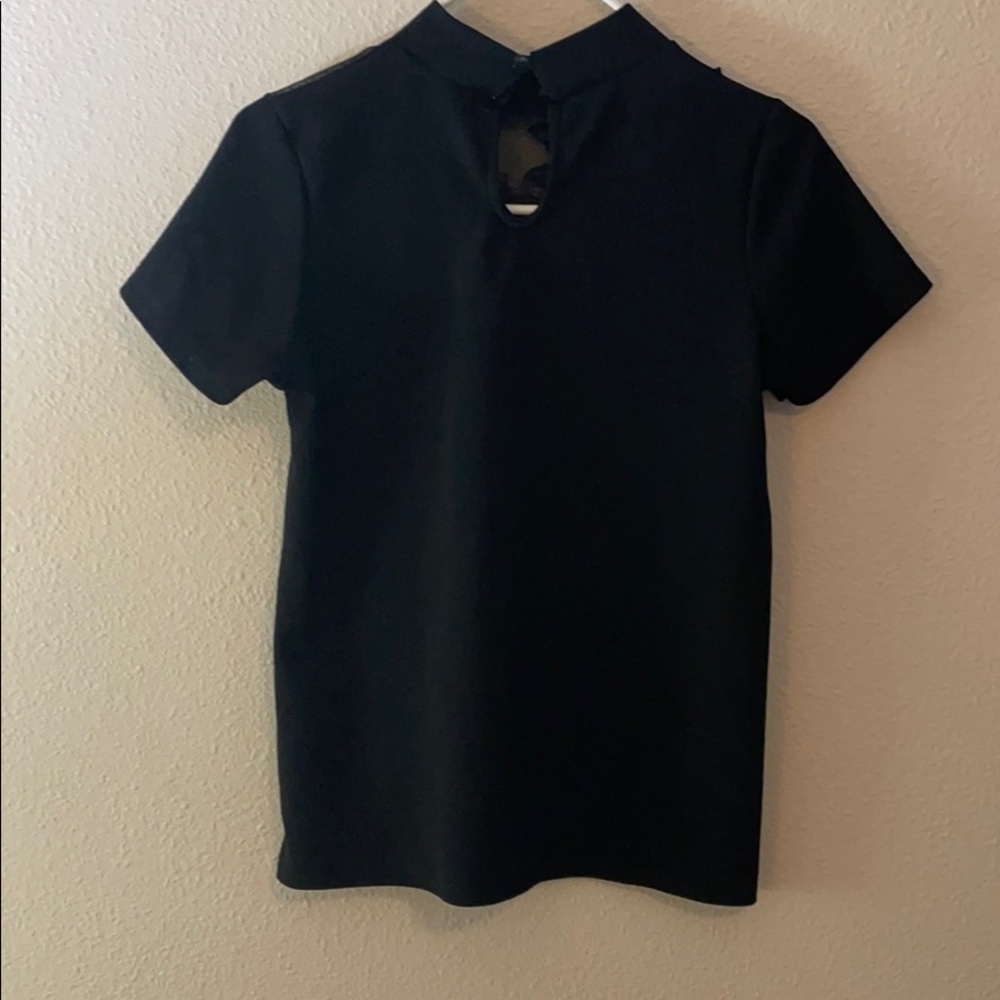 Black floral blouse - Picture 5 of 5